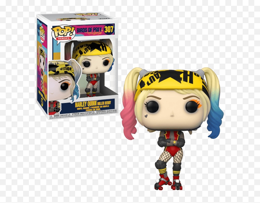 Pop Heroes - Birds Of Prey 307 Harley Quinn Roller Derby Harley Quinn Roller Derby Pop Png,Harley Quinn Transparent