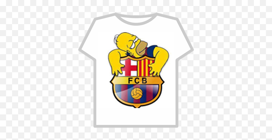 Camiseta Fc Barcelona - Roblox Fc Barcelona Png,Logo Del Barcelona