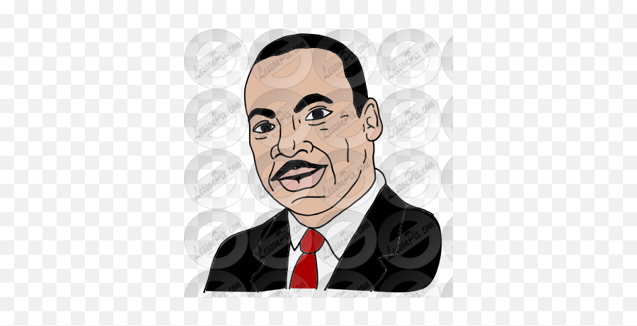 Martin Luther King Picture For Classroom Therapy Use - Cartoon Png,Martin Luther King Png