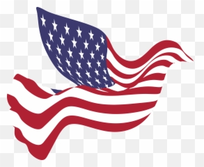 Sunglasses Clipart American Flag - Dove With png