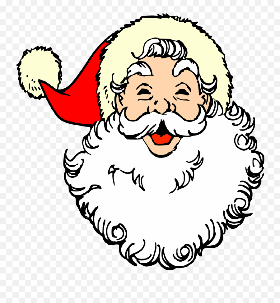 Santa Claus Merry Christmas - Free Image On Pixabay Santa Merry Christmas Png,Santa Face Png