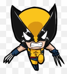 Lol Funny Wolverine Claws Ftestickers - Chibi png