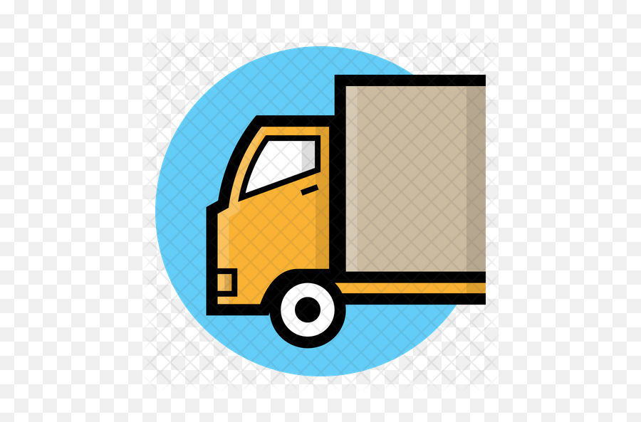 Box Truck Icon Of Colored Outline Style - Clip Art Png,Box Truck Png
