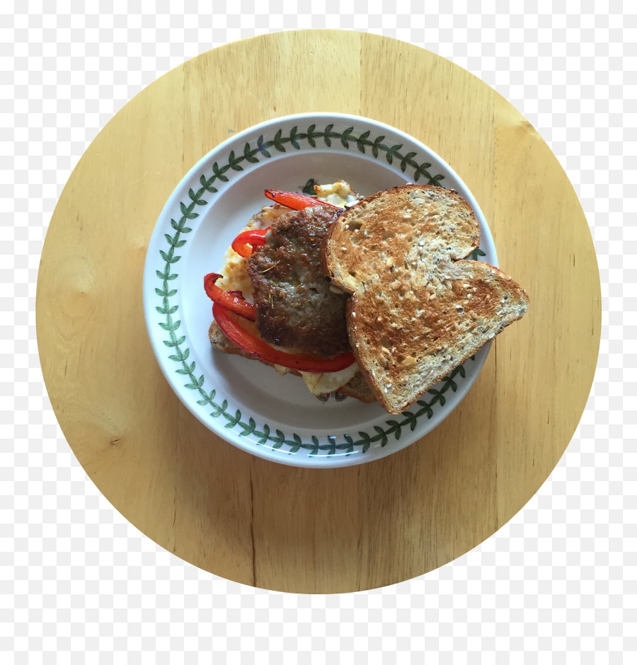Download Breakfast Sausage Sandwich - Serveware Png,Oatmeal Png