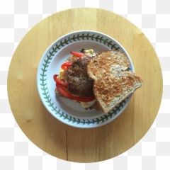 Download Breakfast Sausage Sandwich - Serveware Png,Oatmeal Png