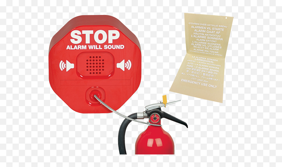 Fire Extinguisher Alarms - Safety Technology International Sti 6400 Png,Fire Extinguisher Png