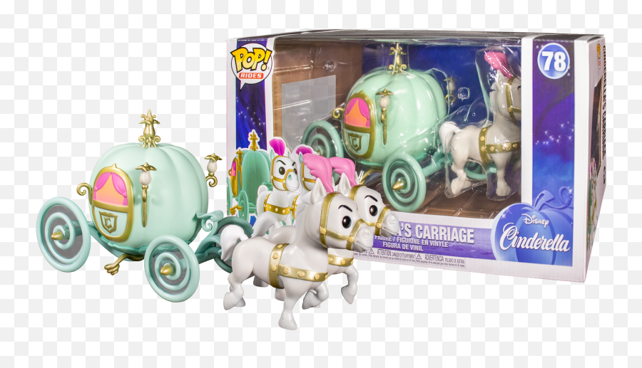 Funko Pop Rides - Cinderella Pumpkin Carriage 78 Funko Pop Cinderella Carriage Png,Cinderella Carriage Png