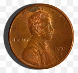 1990 - Us Penny Png,Penny Png