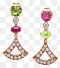 Divasu2019 Dream Earring - Bvlgari Divas Dream Earrings Png,Gemstones Png