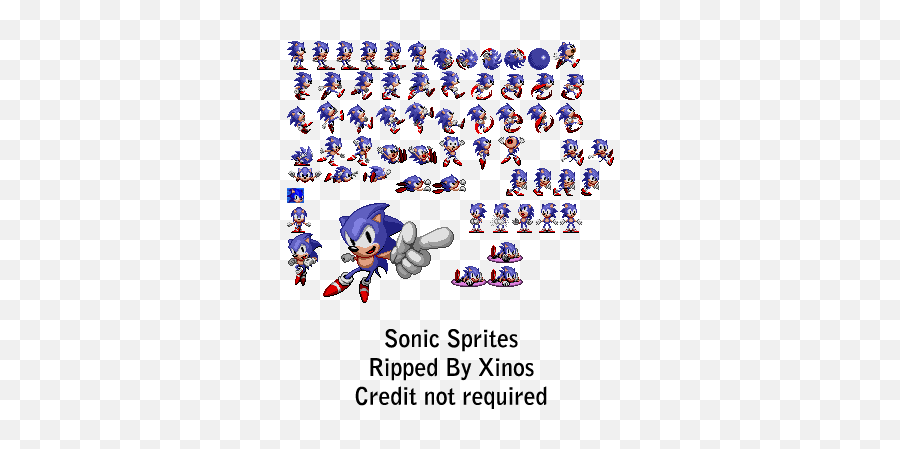 Mobile - Sonic 1 Sprite Sheet Png,Sonic Sprite Png