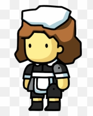 Scribblenauts Waitress Transparent Png - Cartoon,Waitress Png