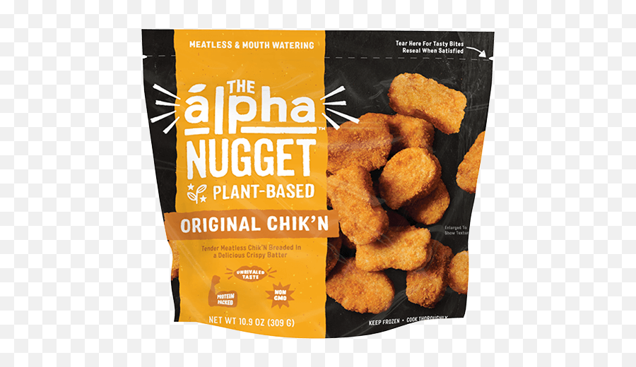 Alpha Foods Plant Based Chicken Nugget - Alpha Foods Chicken Patties Png,Chicken Nugget Transparent