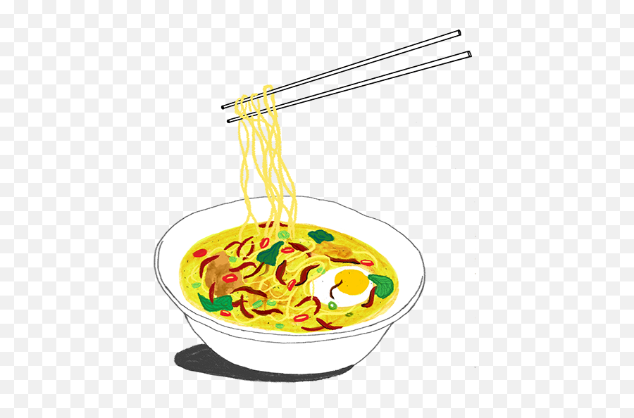 Food Illustration - Noodles Clipart Png,Noodle Png