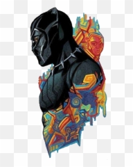 Wakanda Tu0027challa Tchalla Black Panther Blackpanther - Black Panther Art Work Png,T'challa Png