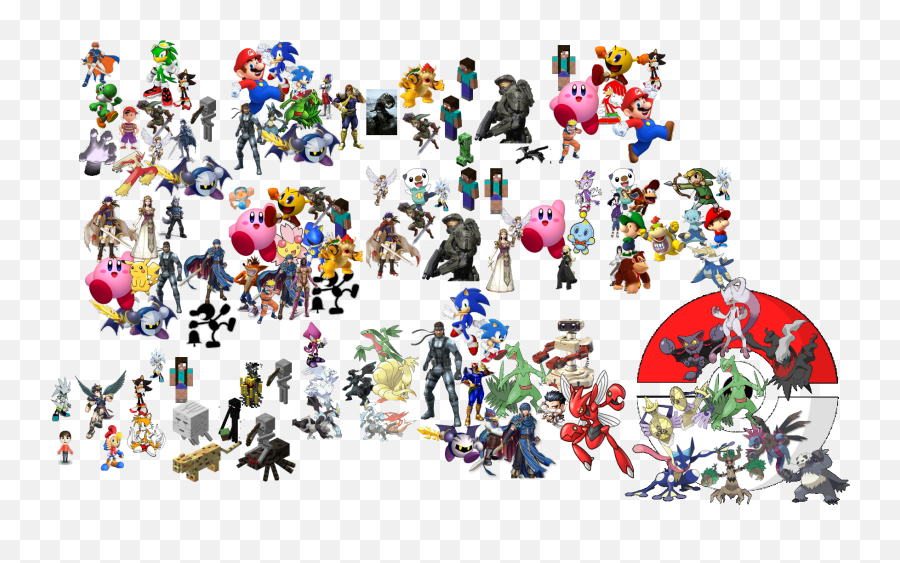 Download Ultra Vg Characters - Random Video Game Characters Png,Scizor Png