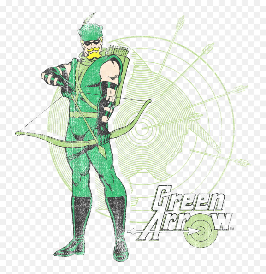 Dc Comics Arrow Target Mens Regular - Fictional Character Png,Green Arrow Comic Png