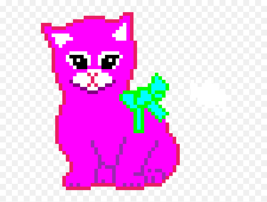 Pixilart - cat pixels by Anonymous