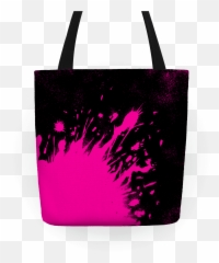 Paint Splatter Totes Lookhuman - Tote Bag Png,Paint Splash Transparent