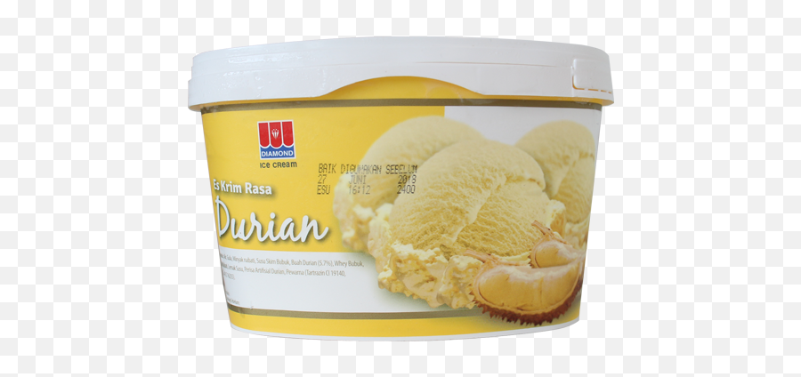 Diamond Ice Cream Durian 700 Ml - Vanilla Ice Cream Full Ice Cream Png Diamon,Durian Png