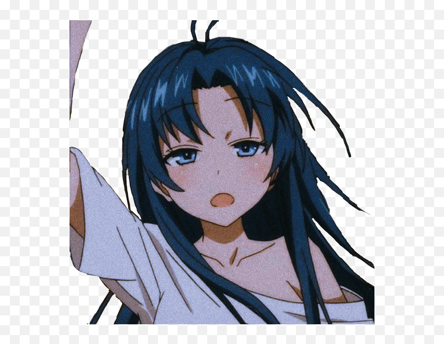 Kawaii Dark Blue Anime Aesthetic - Anime Aesthetic Love Girl Png,Aesthetic Anime Girl Icon