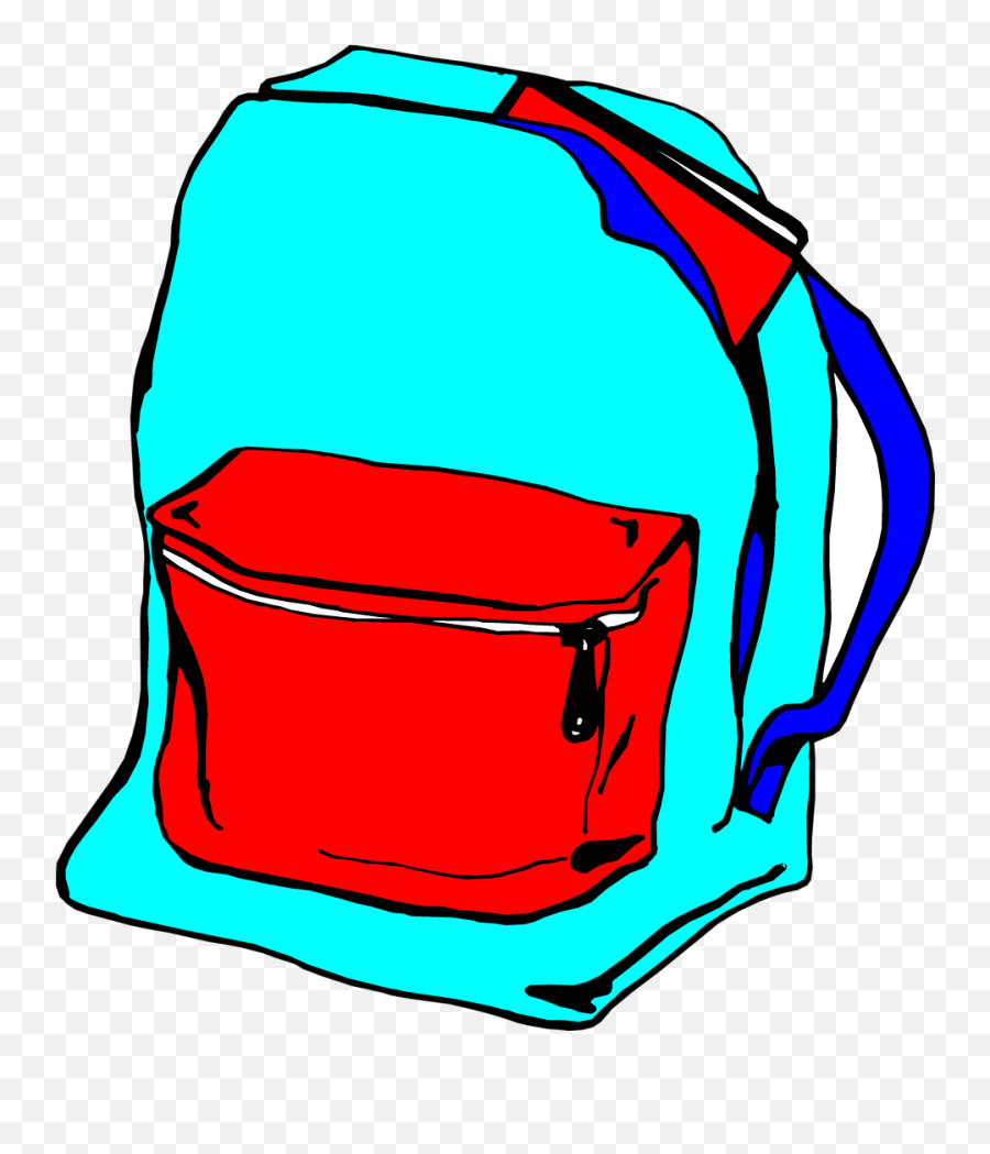 Backpack Clipart Clear Background - Transparent Clipart Backpack Png,Backpack Clipart Png