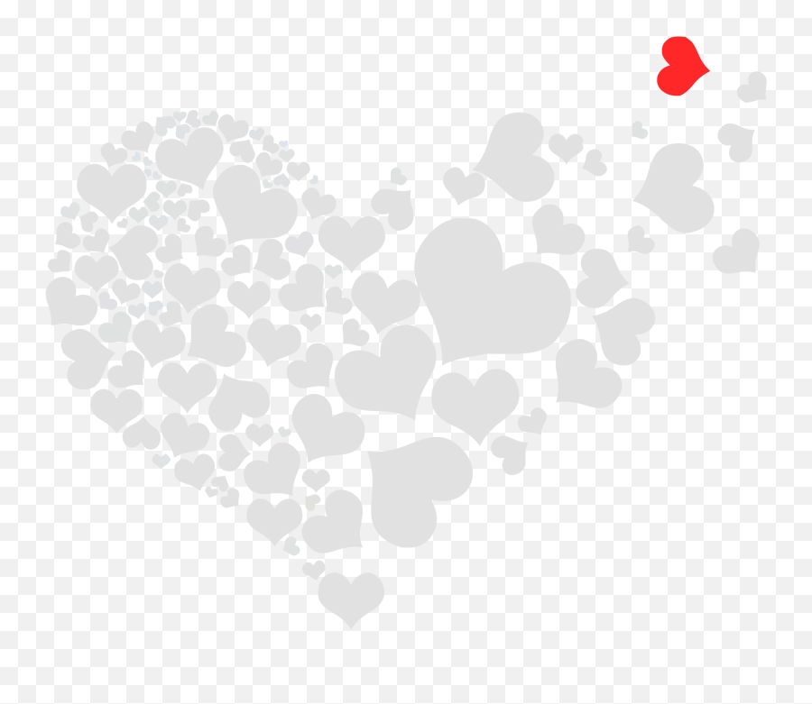 Free White Heart Transparent Background 935838 - Png Heart Background Vector Png,Heart On Transparent Background