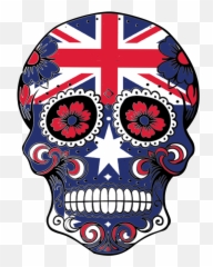 11 Sugar Skull Flags Of The World Ideas Flag - Of Australia png