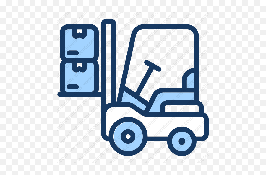 Download Forklift Vector Icon Inventicons - Pallet Jack Png,Industrial Equipment Icon
