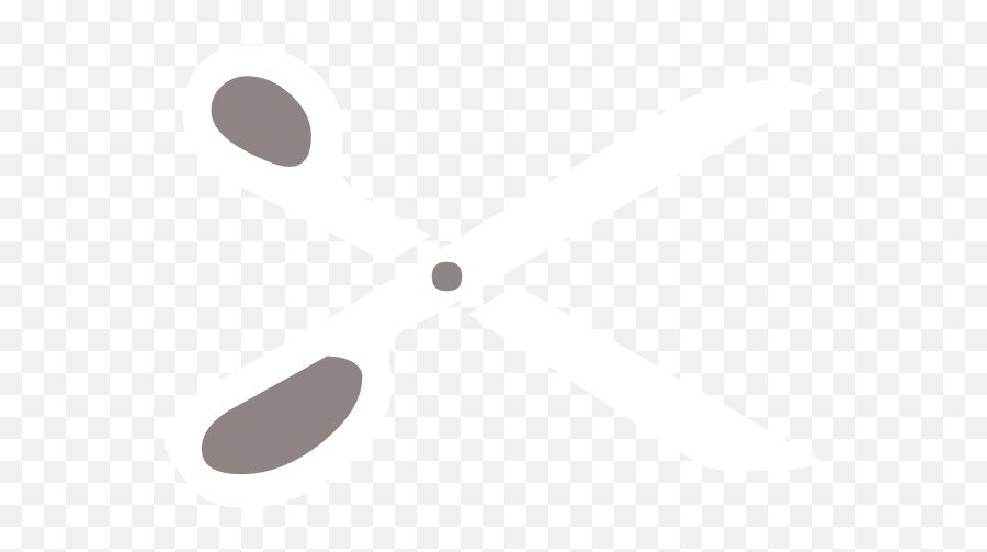 Scissors White With Gray Clip Art - Vector Clip White Scissors Vector Png,Scissors Clipart Transparent