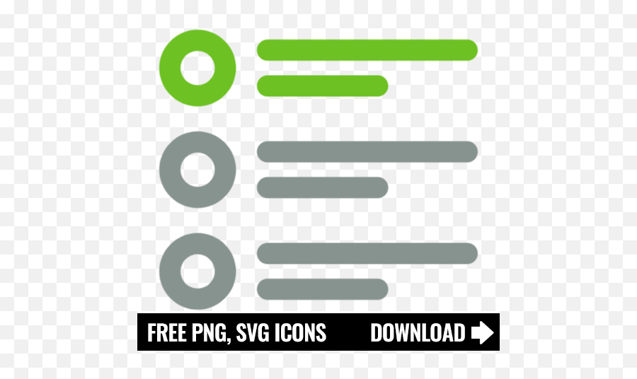 Free List Icon Symbol Png Svg Download - Dot,Checklist Icon Free