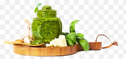Download Hd Fresh Herbs - Pesto Sauce Png,Herbs Png