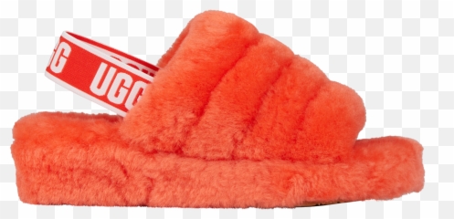 Kids Shoes And Clothing Foot Locker - Red Fluffy Slippers png