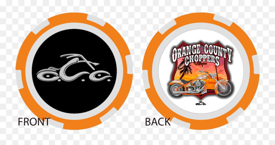 Occ Official Poker Chips U2013 Orange County Choppers - Language Png,Poker Chip Icon