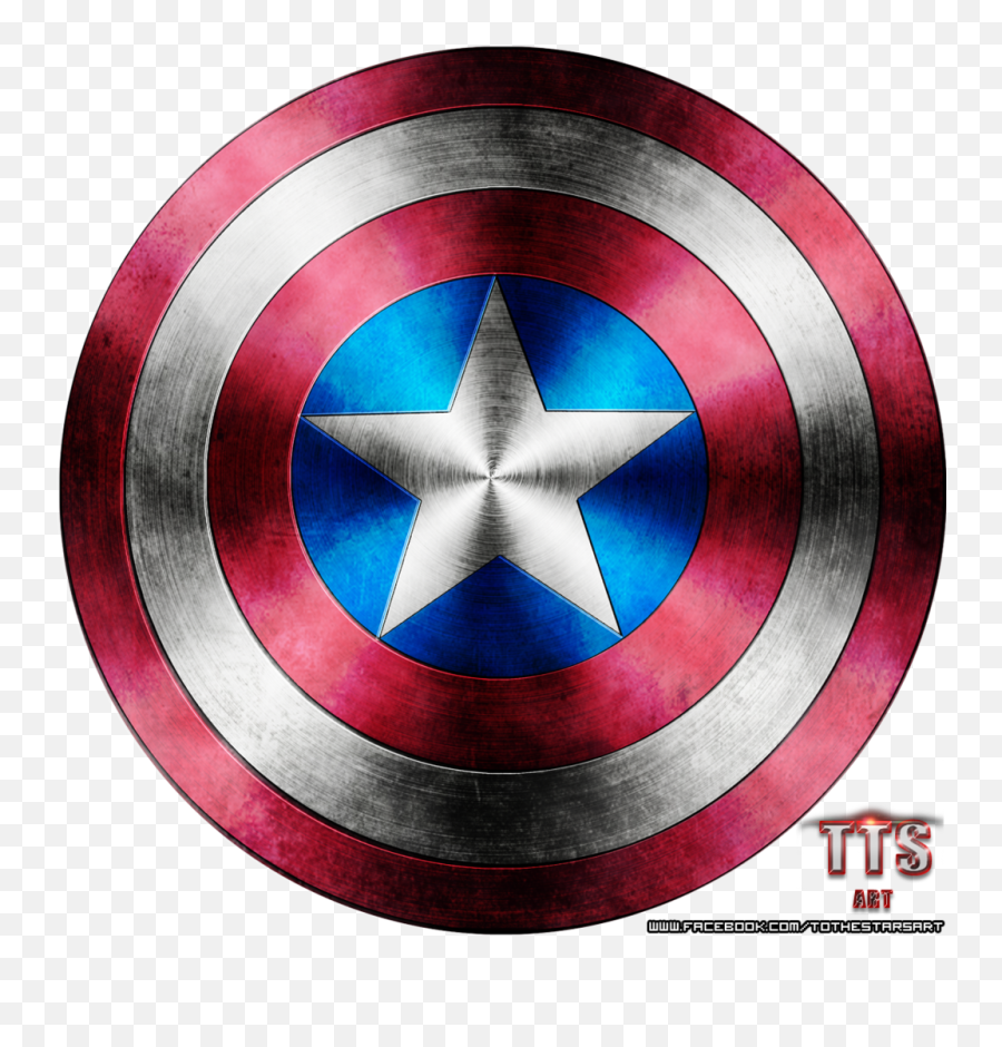 Captain Americas shield coloring page