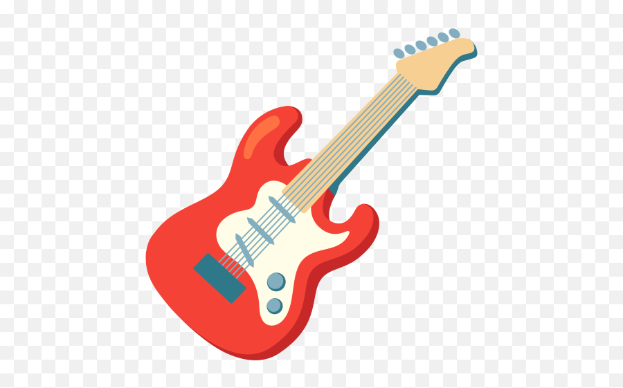 Guitar Emoji - Guitar Emoji Png,Android N Icon