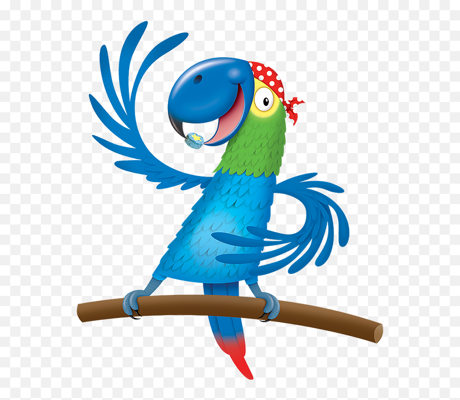 2d Character Illustration Bill Ledger Art - Perroquet Pirate Png,Parrot Png