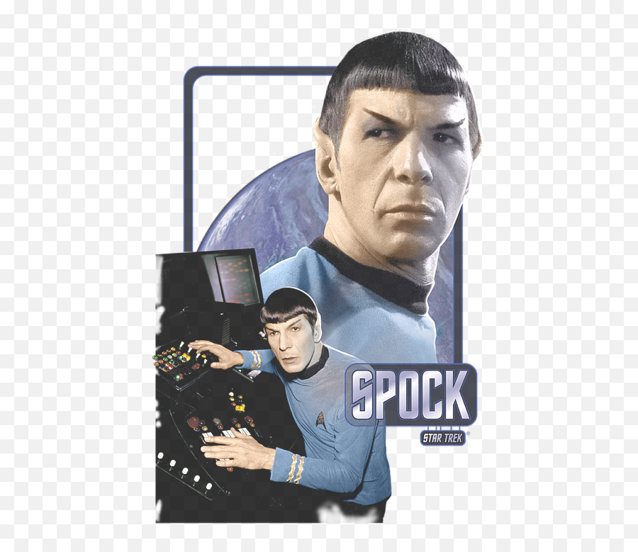Star Trek - Spock Long Sleeve Tshirt For Sale By Brand A Mt Spock Star Trek Png,Spock Icon