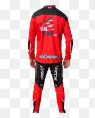 Jersey Gas Red Black - Long Sleeve png