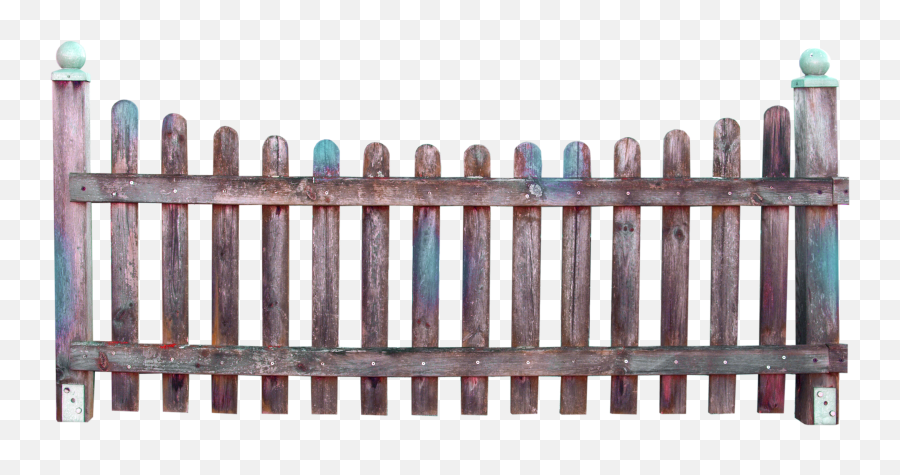 Fence Garden Clip Art - Railing Garden Png,Wooden Fence Png