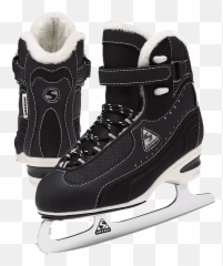 Download Free Png Ice - Skates Dlpngcom Womens Black Ice Skates,Ice Skates Png