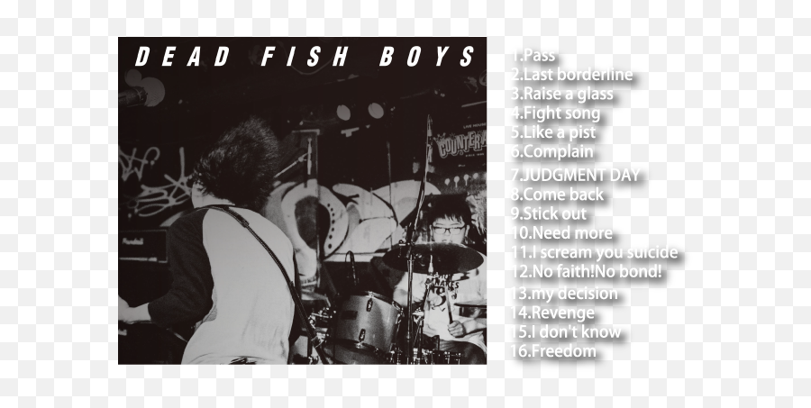 Download Dead Fish Boys New Album Return Of The Everlasting - Drummer Png,Dead Fish Png