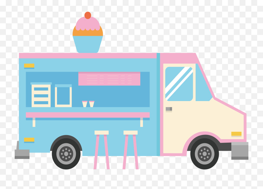 Hd Ice Cream Truck Pink - Transparent Ice Cream Truck Png,Food Truck Png