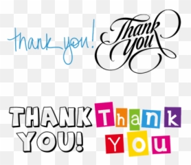 Thank You Transparent Png Images - Lettering For Kids