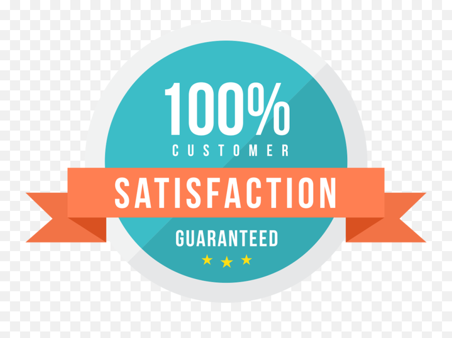 100 Customer Satisfaction Guaranteed Png Logo