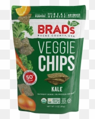 Veggie Chips Kale 12 Pack U2014 Bradu0027s Plant Based - Kale Chips Png,Kale Png