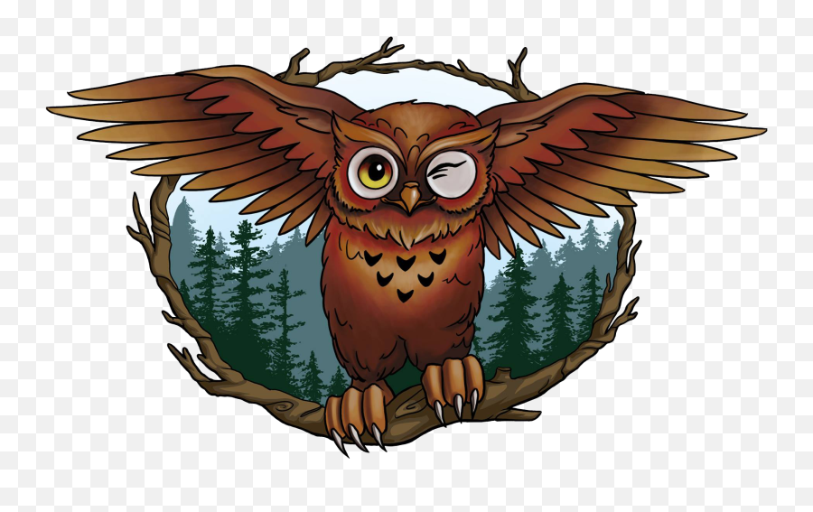 Wing Clipart Owl Transparent - Logo Owl Png,Owl Transparent