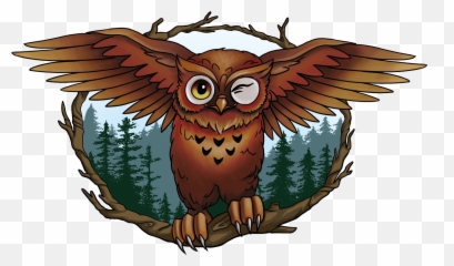 Wing Clipart Owl Transparent - Logo Owl Png,Owl Transparent