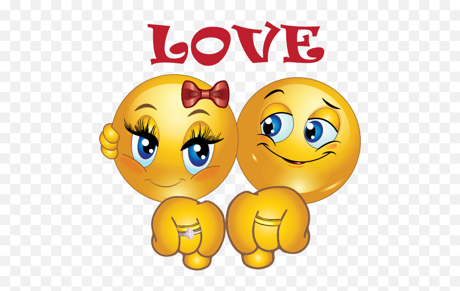 Love Smileys Symbols U0026 Emoticons - Engagement Smiley Png,Facebook Emoji Png