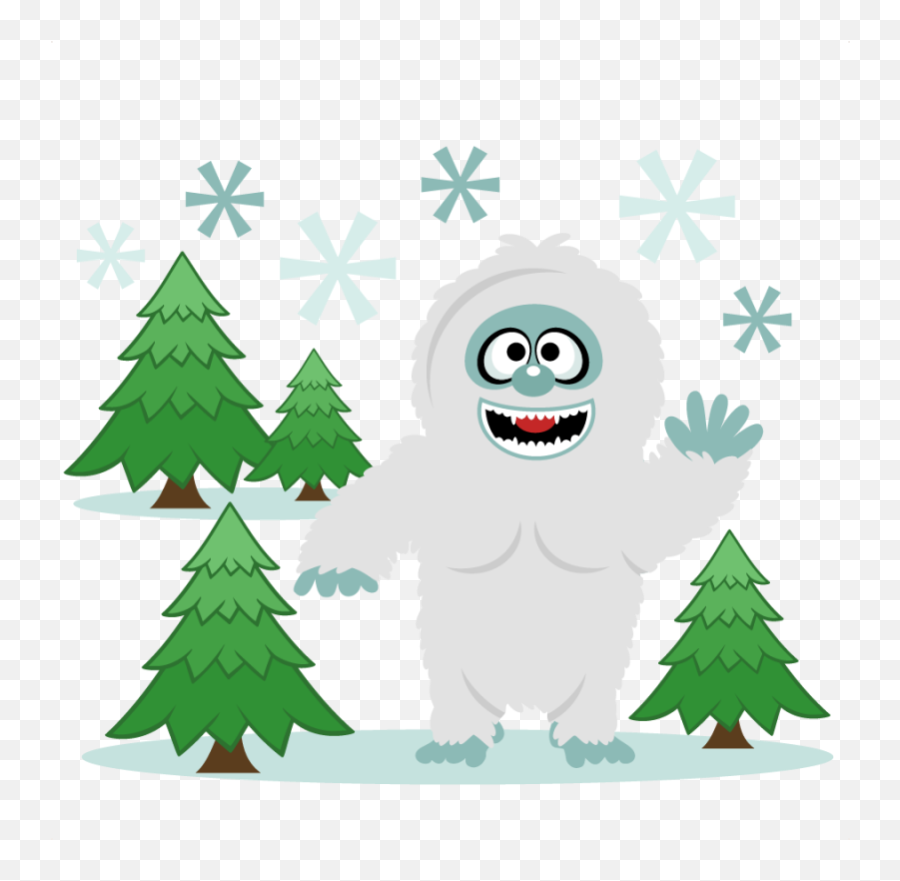 Clipart Christmas Yeti - Clip Art Cute Yeti Png,Abominable Snowman Png