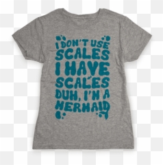 Mermaid Scales T - Shirt Lookhuman Active Shirt Png,Mermaid Scales Png